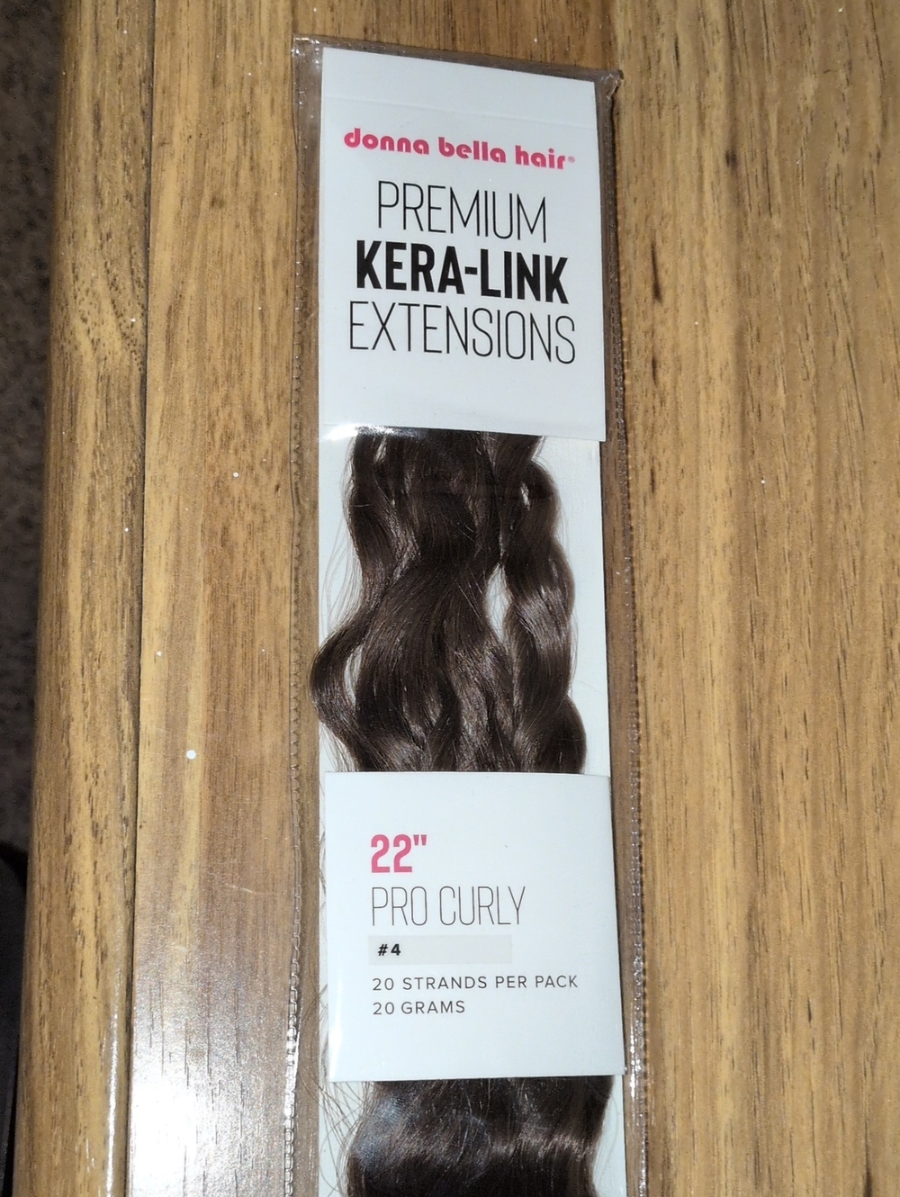 Donna Bella Curly Kera-Link Extensions 22" #4